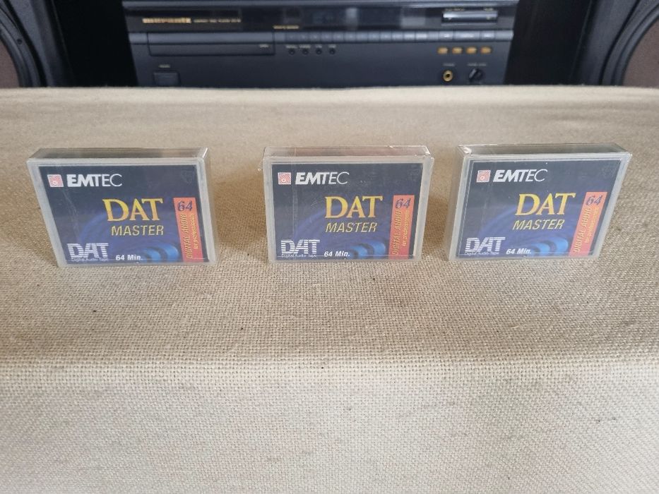 Pachet 3 buc Casete Audio DAT Emtec (Basf). Noi sigilate.