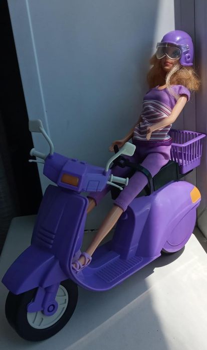 Домик для кукол с мебелью.