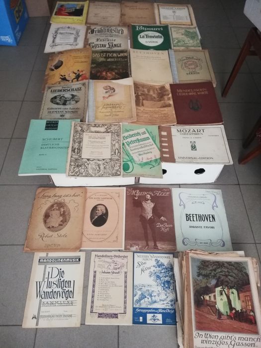 Partituri vechi de colecție