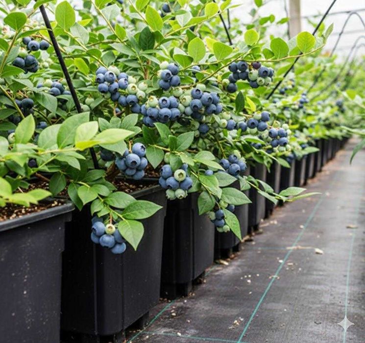 Пластмасови саксии за цветя, билки, рози, малини, боровинки и др.