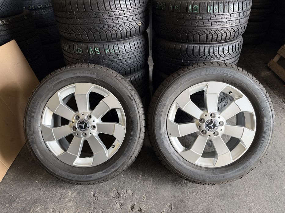 2 jante/roti NOI Mercedes Ml W163 W164 W166 ,  A1664011602 , 18 inch + anvel iarna 255/55/18 , Michelin , profil Nou !