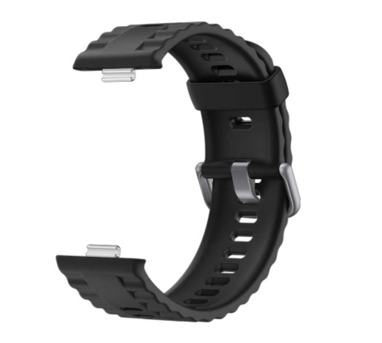 Huawei Watch Fit 4 Pro Titanium + 2 Curele Verde, Negru (Garantie 1 an) - Stare 10/10