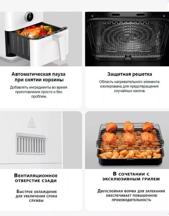 Аэрогриль Xiaomi Smart Air Fryer 6.5L EU