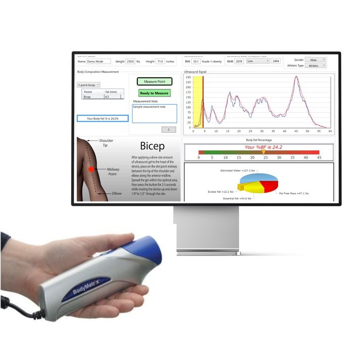 Analizator grasime corporala profesional  ultrasunete BodyMetrix pentru cabinete de nutritie