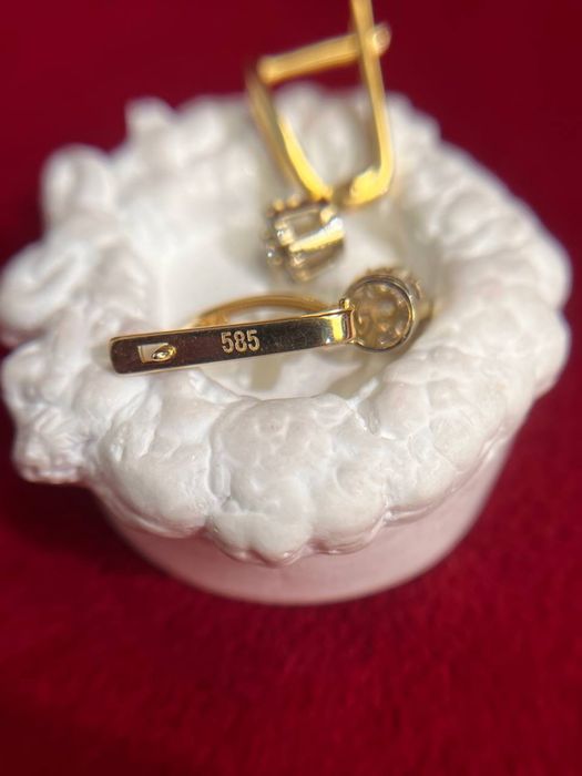 Золотые серьги/BariBarShop/0•0•12