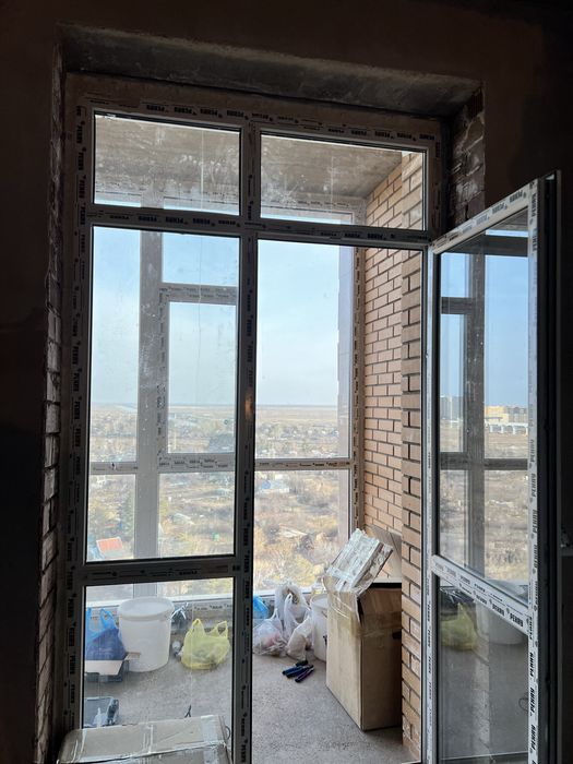 Продам 1,45*2.9 окно с дверью