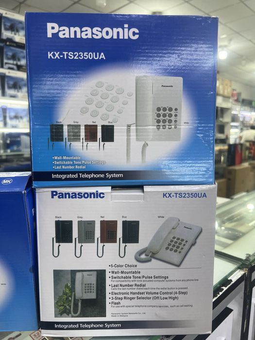 Проводной телефон Panasonic KX-TS2350RU оригинальный стационарный дома