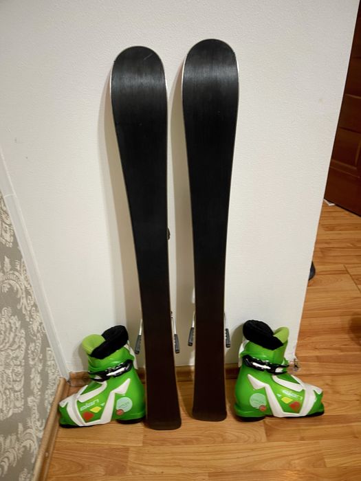 Schiuri copii 90 cm elan cu clapari skiuri set
