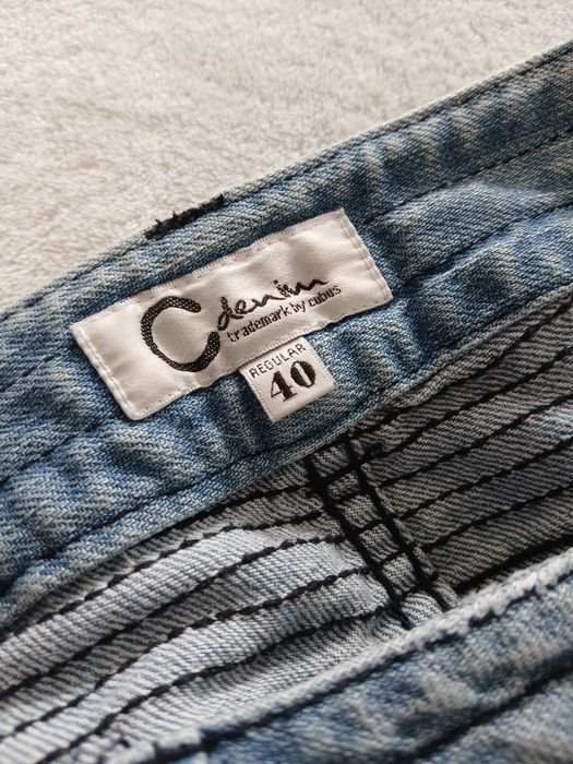 Модни дънки слим 40