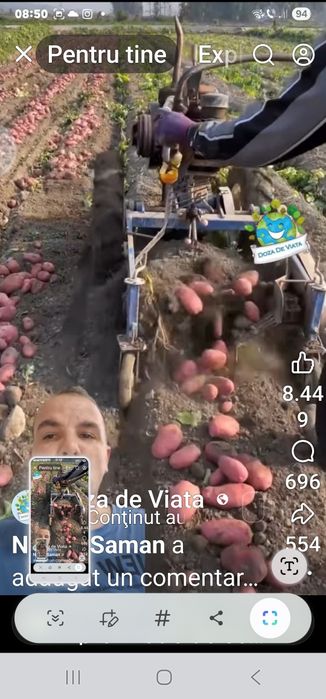 Masina de recoltat scos cartofi ceapa usturoi motocultor