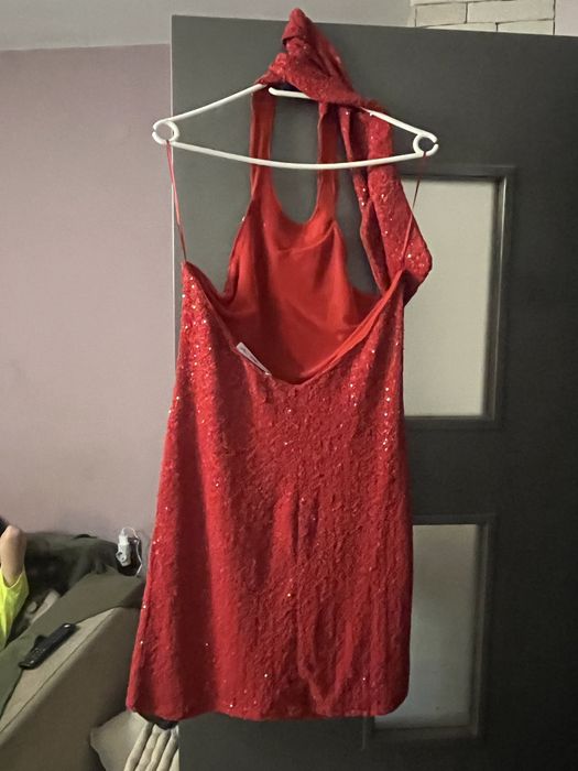 Рокля Mango с пайети