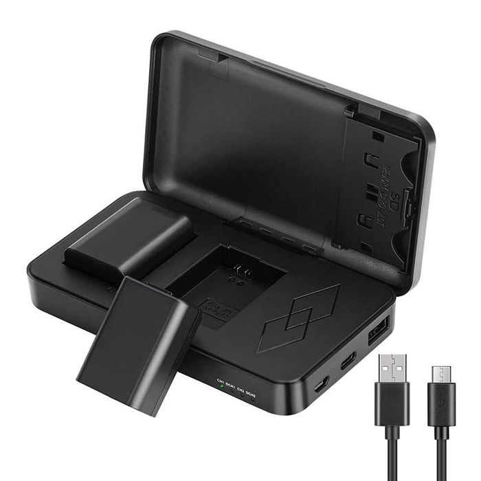 Зарядно / кейс за съхранение за батерии NP-FW50 за Sony