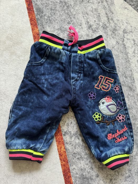 Джинсы детские утепленные