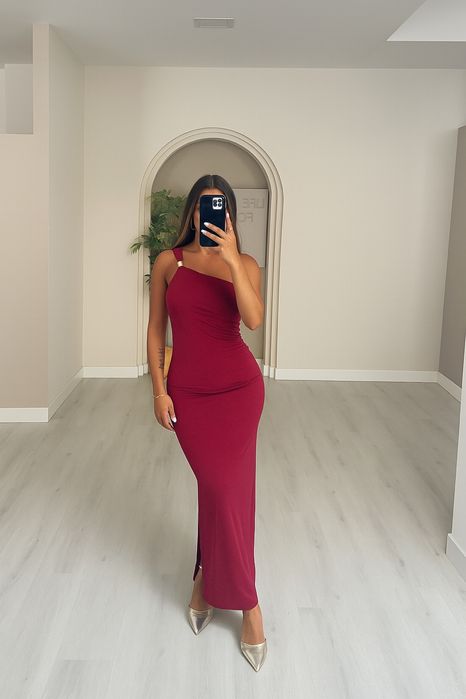 Rochie Zara asimetrica drapată noua