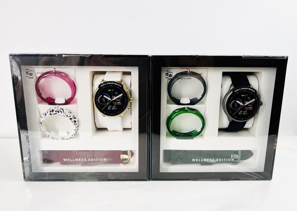 ПРОМО! НОВ! Fossil Gen 6 Wellness Edition Bumper Set 2г. Гаранция!