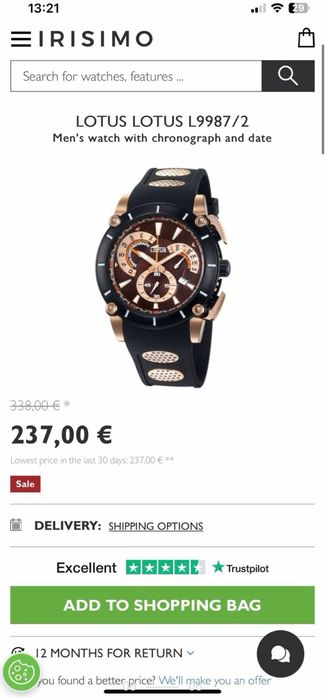 Ceas LOTUS set cu bratara