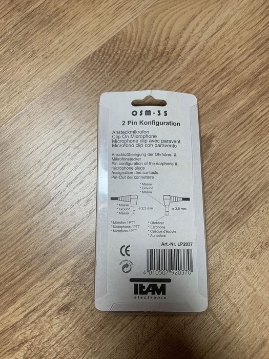 Team OSM-35 casca si microfon jack separat