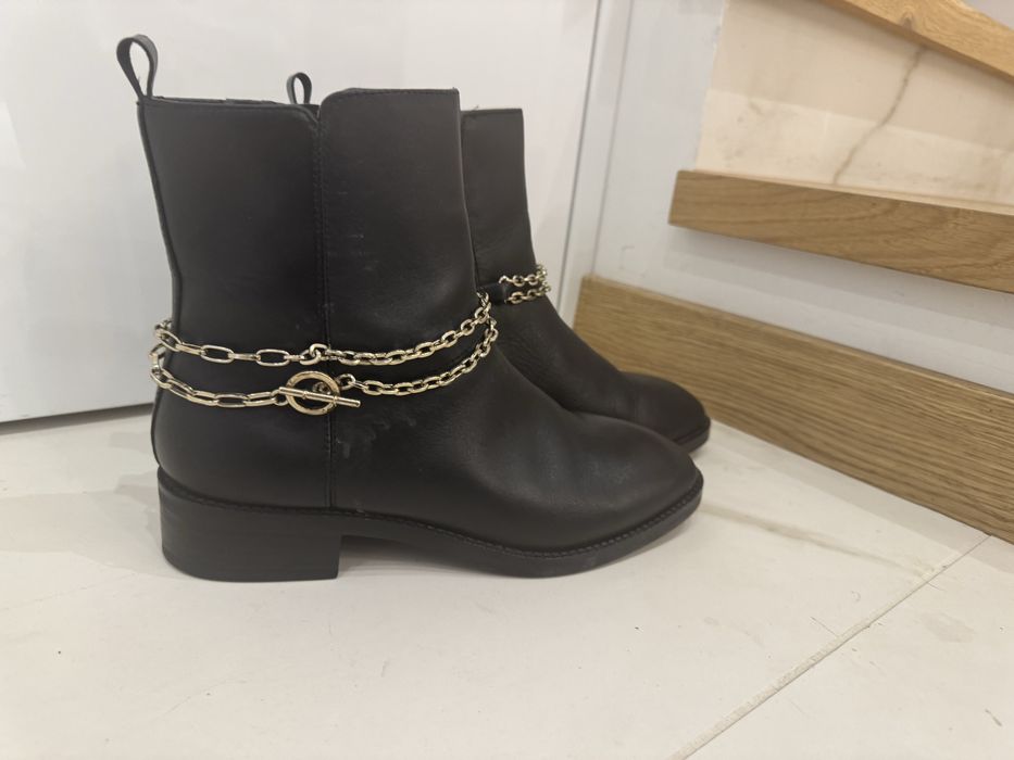 Кожени боти Тамарис размер 37