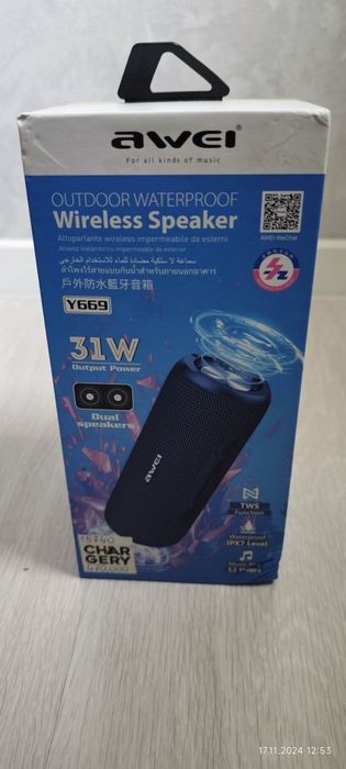 Колонка сотилади, продоется блютуз колонка бренда AWEI