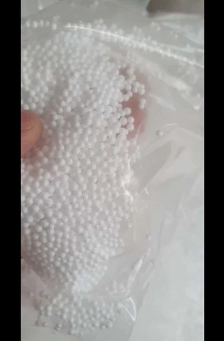 Вспененый ПОЛИСТиРОЛ пенополистирол шарики пенопласта (первичка)