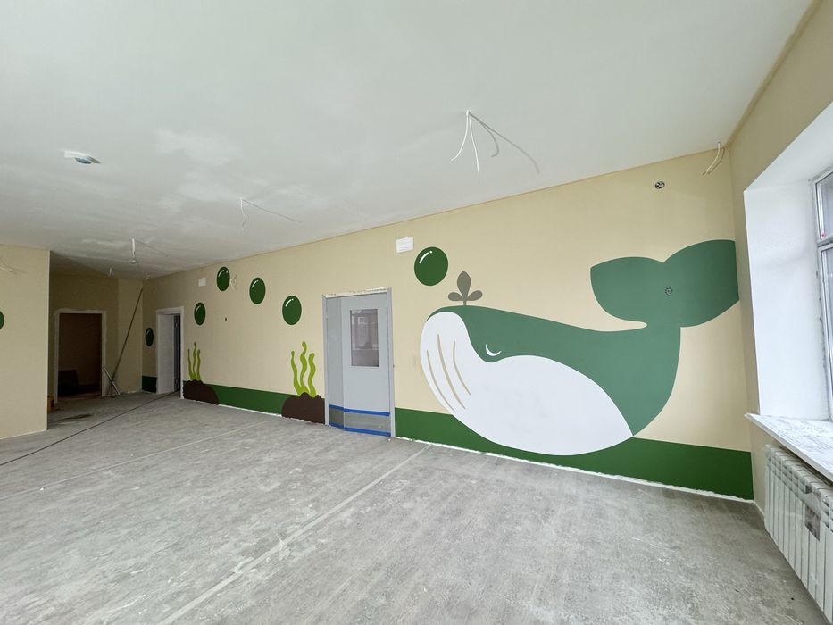 Роспись стен в Актобе