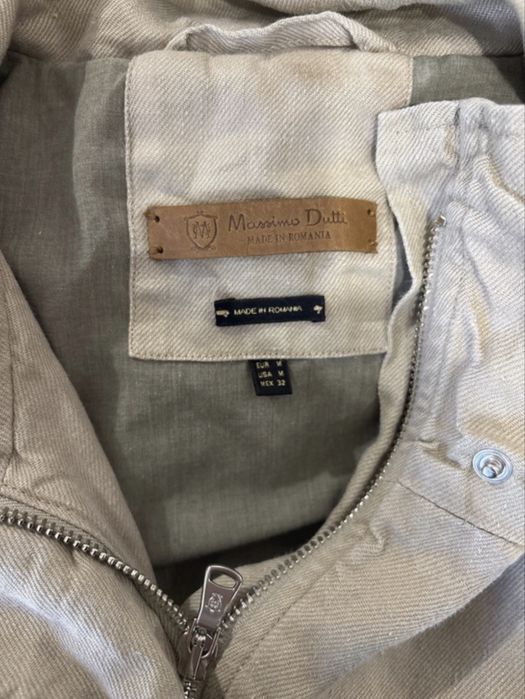 Massimo Dutti 100% ленен тренч