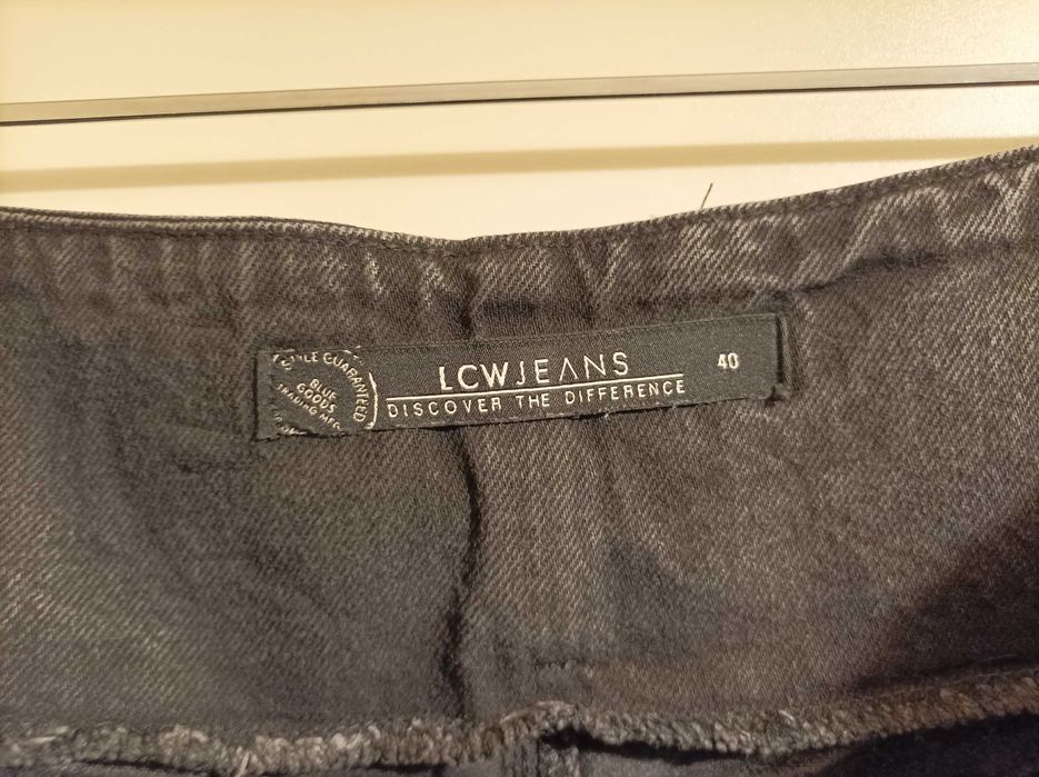 Fusta  LCW Jeans, mar.40, negru "spalacit"