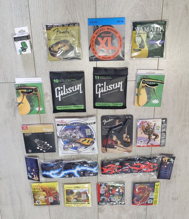 Струны ремни гитара электрогитара каподастр