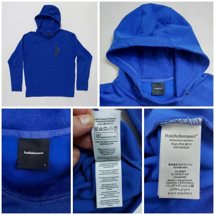 Hanorac Peak Performance Pulse Hood, bluza sport mărimea L (men)