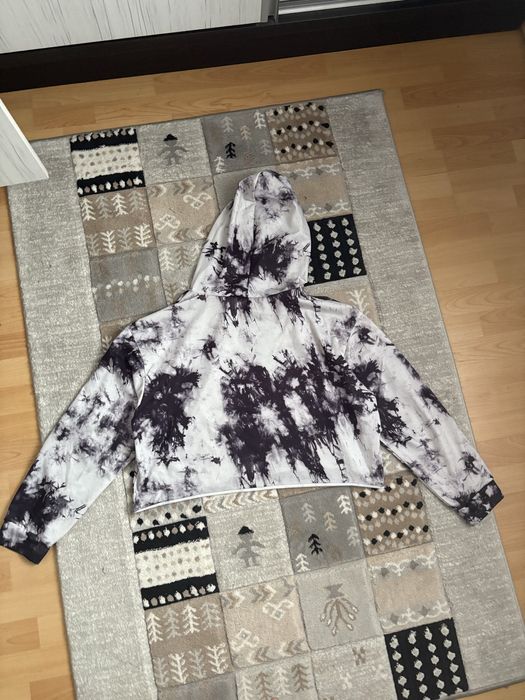 Hanorac scurt tie-dye