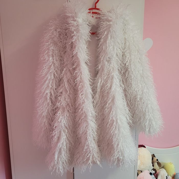 Бяло палто размер С