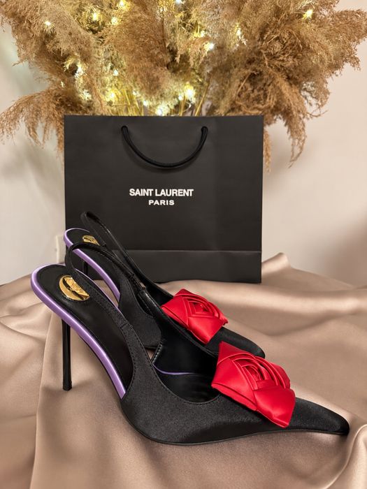In stoc- Pantofi cu toc yves saint lauren- AMALIA 110 mm YSL tocuri