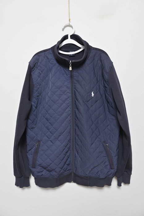 Jacheta matlasata barbati tip Polo Ralph Lauren, XXL, bleumarin