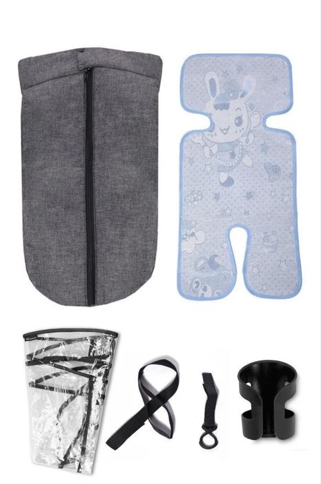 коляска б/у цвет серый