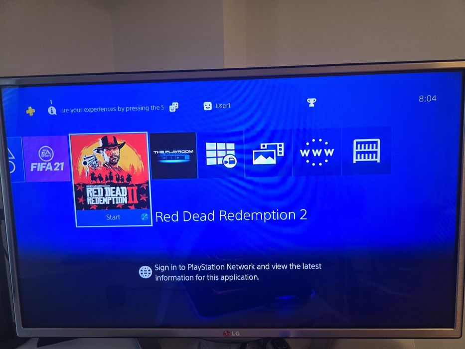 Playstation 4 PRO, 1TB, RDR2, FIFA 21