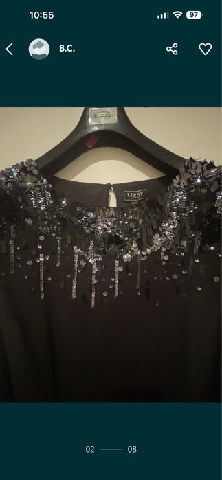 Коктейлна рокля/ефирна цветна /черна коктейлна рокля с връзка на г