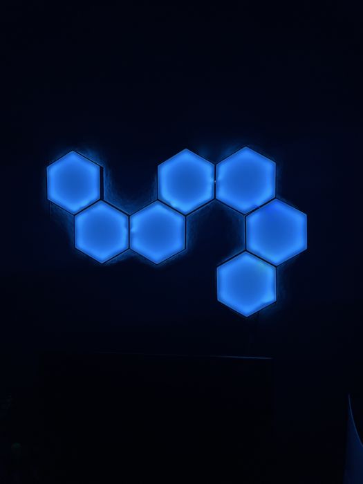 Модулна лампа RGB/ гейминг осветление/ хексагон/ ЛЕД осветление