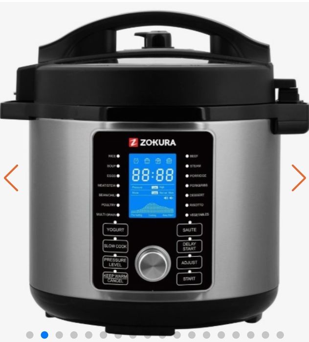 Oala electrica sub presiune, multifunctionala, 2 in 1, 5,6 L, 1500 W