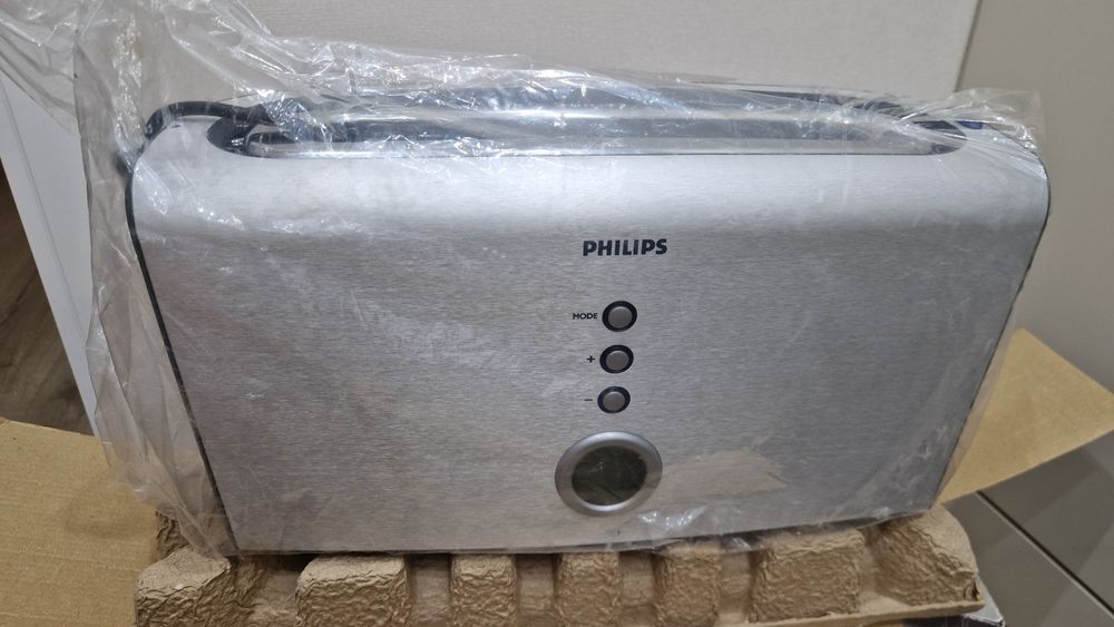 Тостер Phillips, серебристый