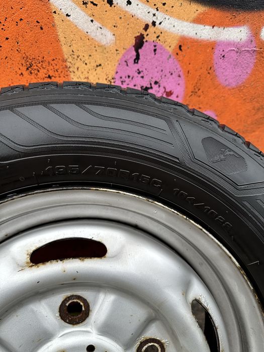 Jante cu cauciucuri de iarna .195/70/15c ford tranzit
