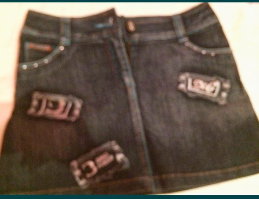 Джинсовая юбка мини новая