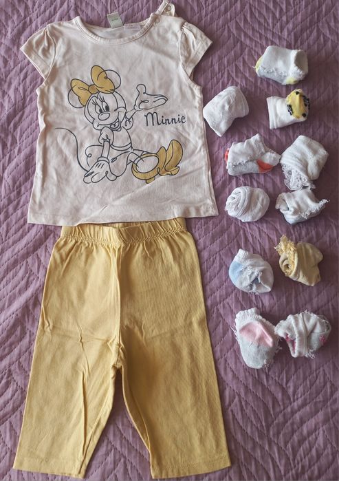 ЛОТ ИЗПОЛЗВАНИ  бебешки дрешки за момиче р-р 86(12-18м.)