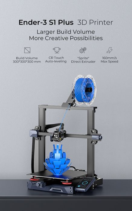 Продам 3D принтер creality ender 3 s1 plus