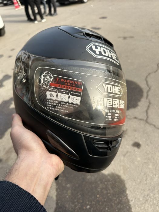 Мотоцикл шлем новый