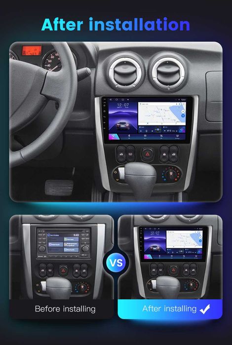 Navigatie Android 14 Nissan Almera 2012-2019 1/8 Waze CarPlay CAMERA