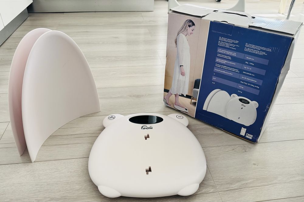 Бебешки кантар Mappy Pro 2in1, Електронен, Bluetooth и приложение за смартфон