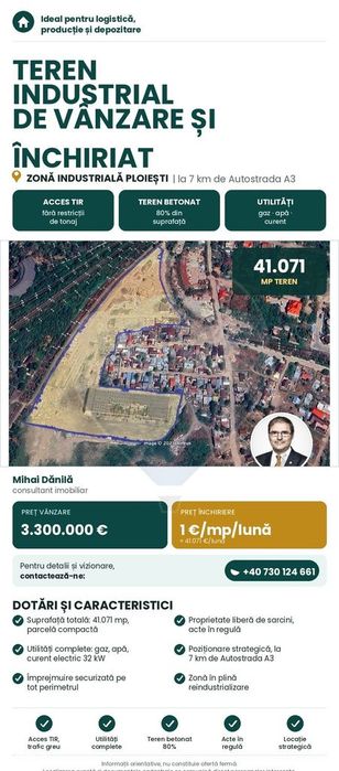 Teren Industrial Ploiesti