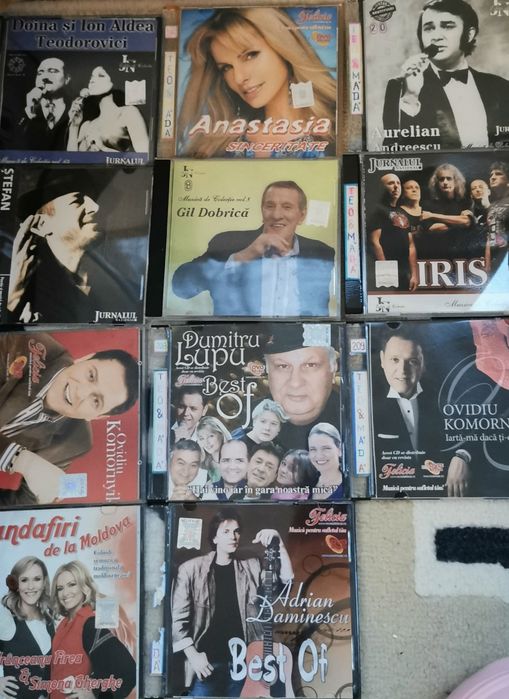 CD-uri cu muzică înregistrată și CD-uri originale