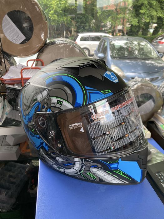 НОВА Каска за мотор Пистова М // пистов мотор , Шлем M