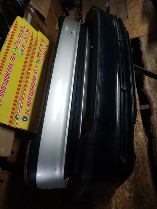 Бампер задний на BMW E46 из Германии